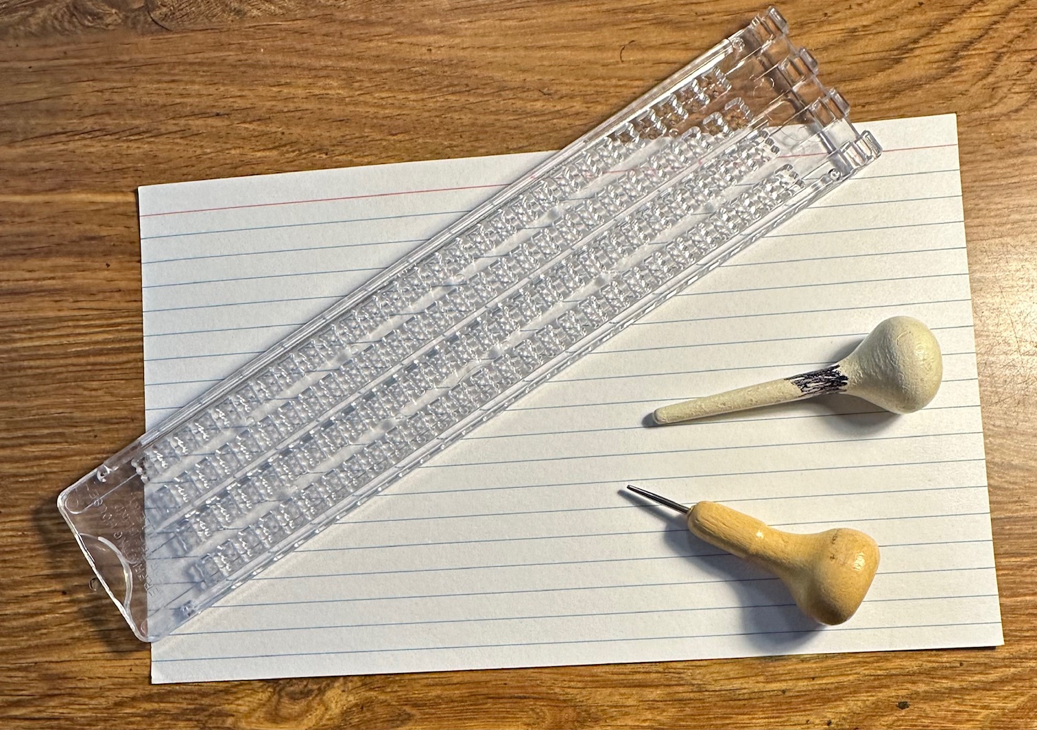 Image of Braille Slate. Image of Braille Slate.